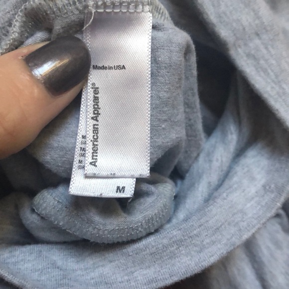 Cotton spandex turtleneck, American Apparel - Picture 5 of 5